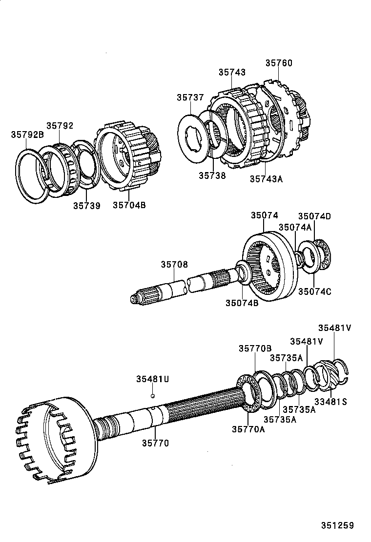 35073-35050 SHAFT, OUTPUT product image