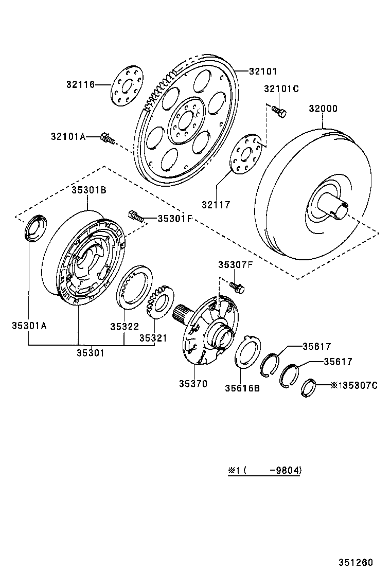 32000-44010 CONVERTER ASSY, TORQUE product image