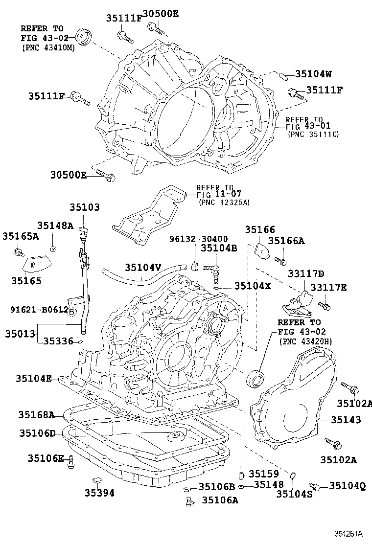 35103-44010 GAGE SUB-ASSY, TRANSMISSION OIL LEVEL product image