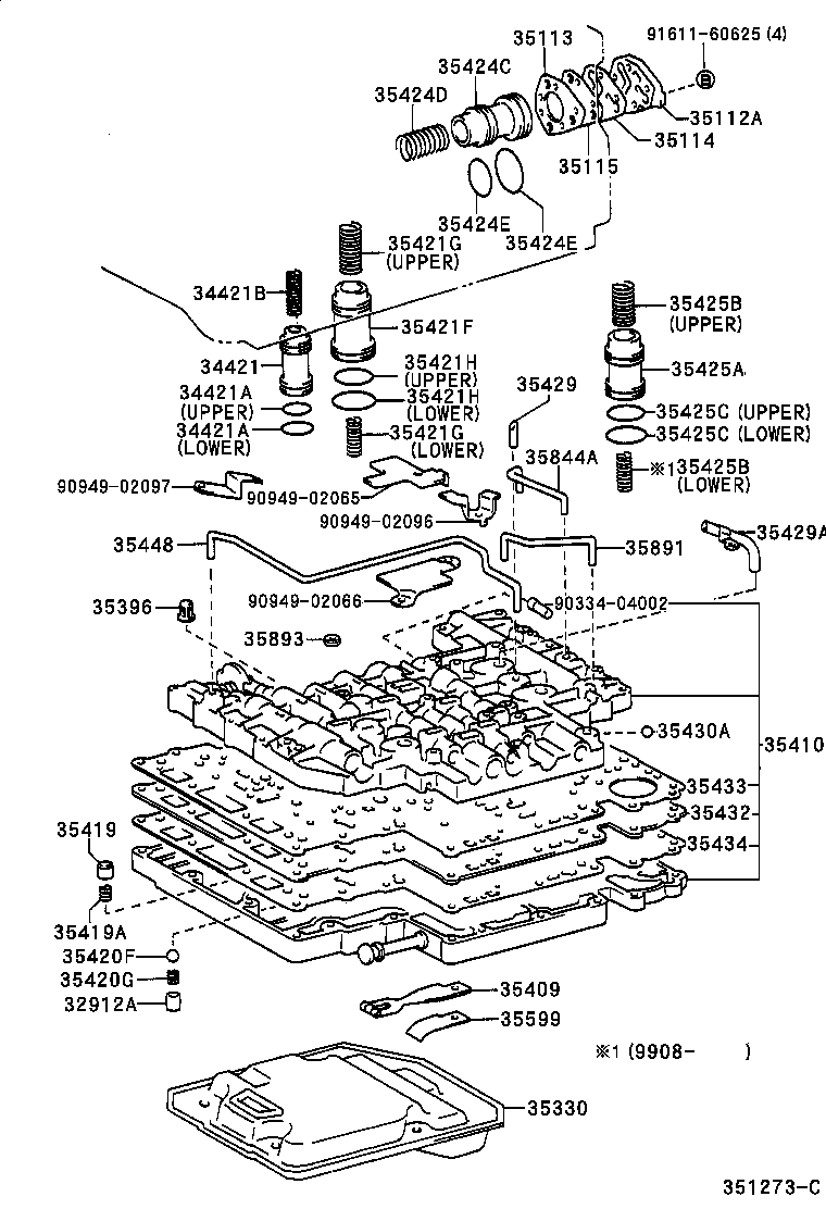 35410-60262 BODY ASSY, TRANSMISSION VALVE product image