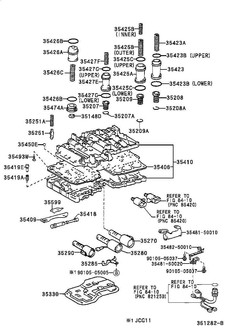 35432-30620 PLATE, VALVE BODY, NO.1 product image