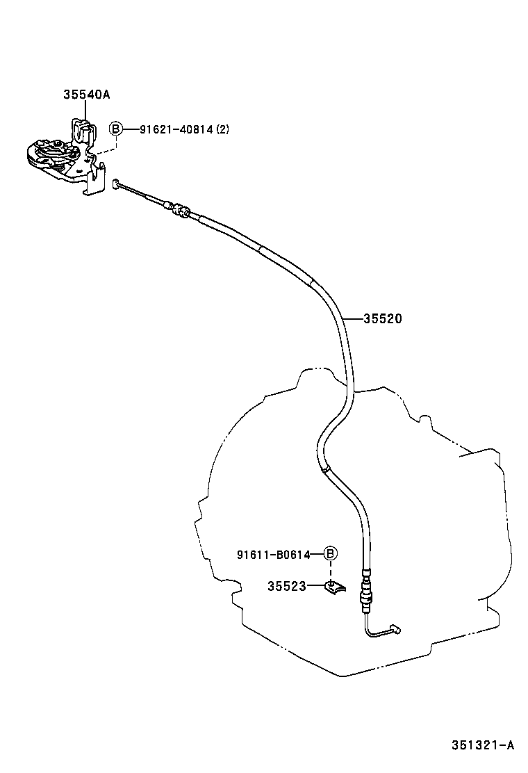 35520-21070 CABLE ASSY, THROTTLE product image