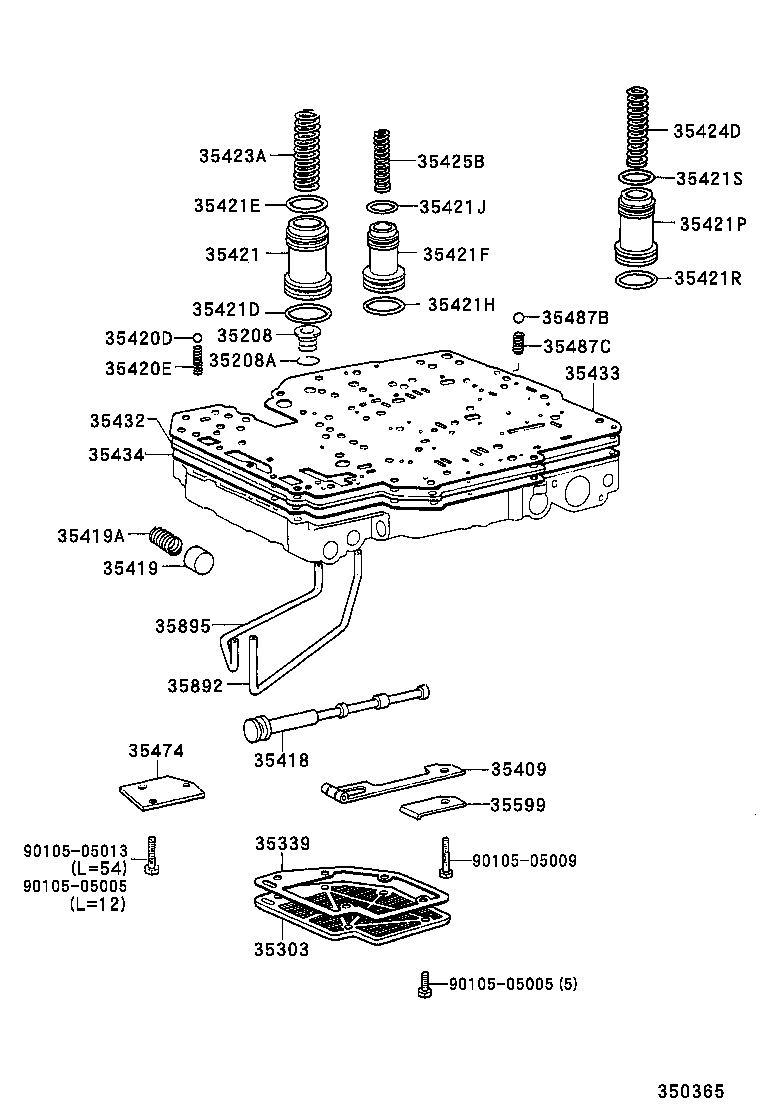 35280-30030 SOLENOID ASSY, LOCK UP CONTROL product image
