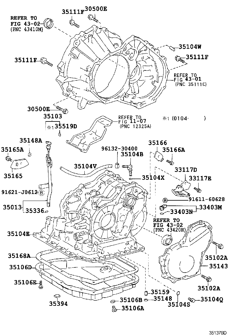 35013-44080 TUBE SUB-ASSY, TRANSMISSION OIL FILLER product image