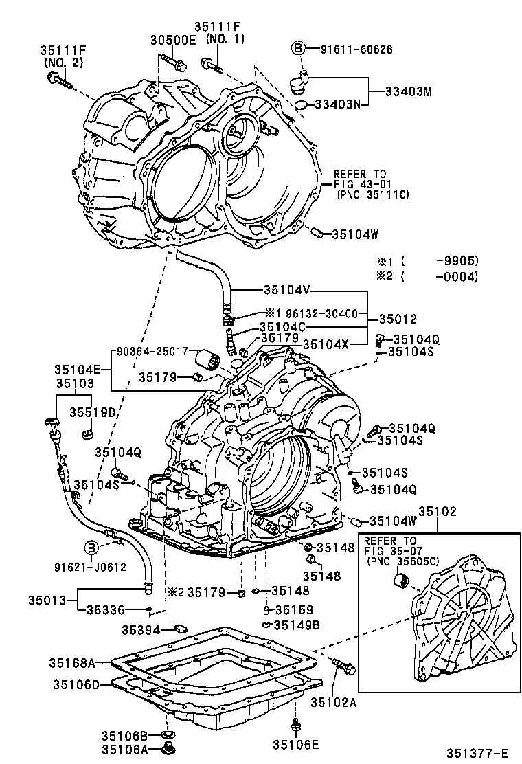 35013-44080 TUBE SUB-ASSY, TRANSMISSION OIL FILLER product image