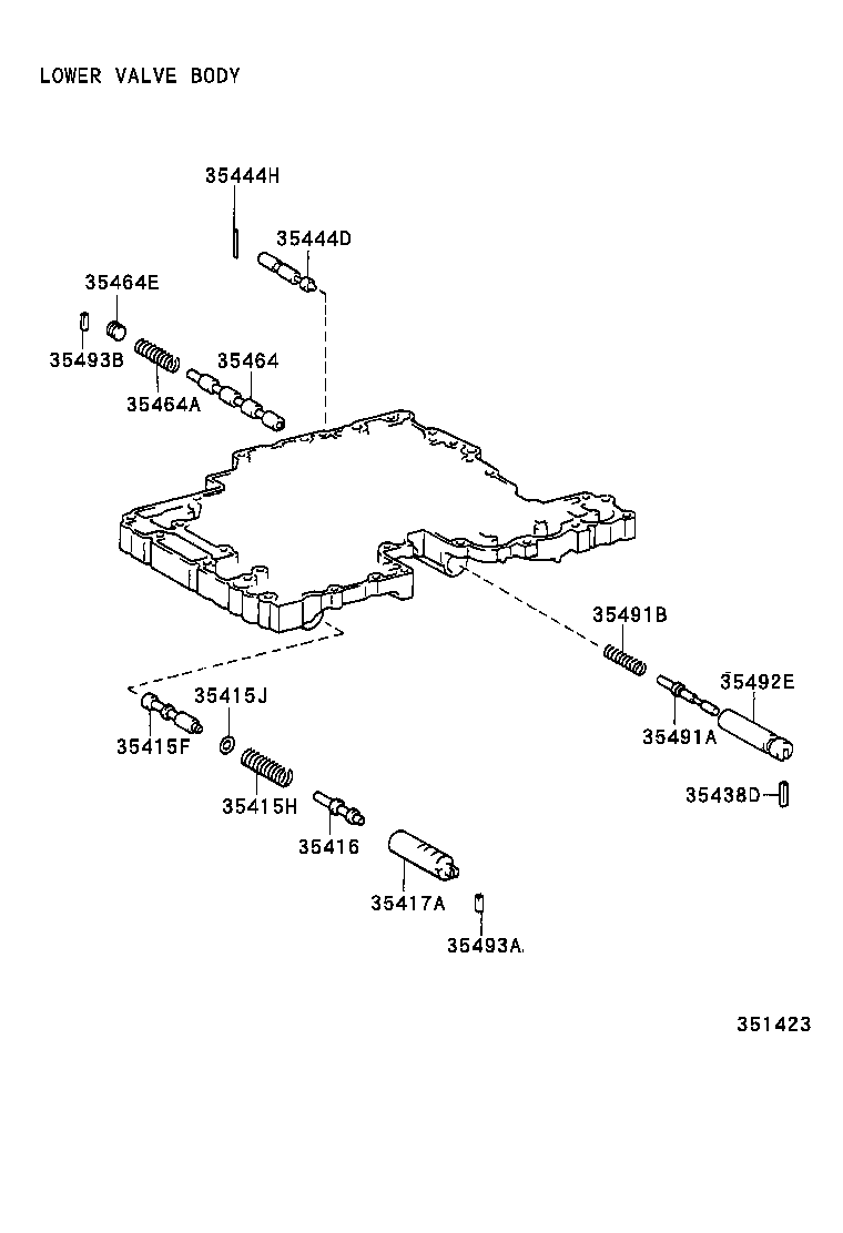 35410-60360 BODY ASSY, TRANSMISSION VALVE product image