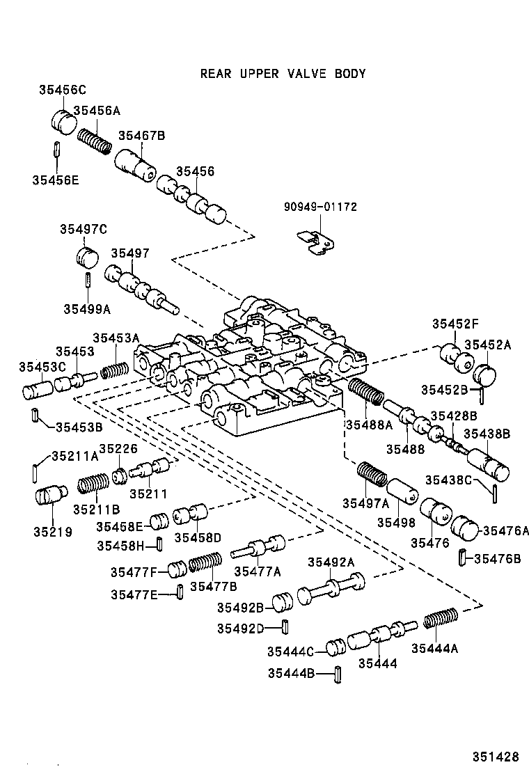35410-60262 BODY ASSY, TRANSMISSION VALVE product image