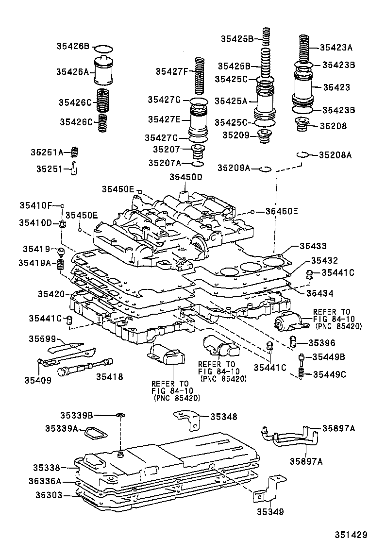 35410-60262 BODY ASSY, TRANSMISSION VALVE product image