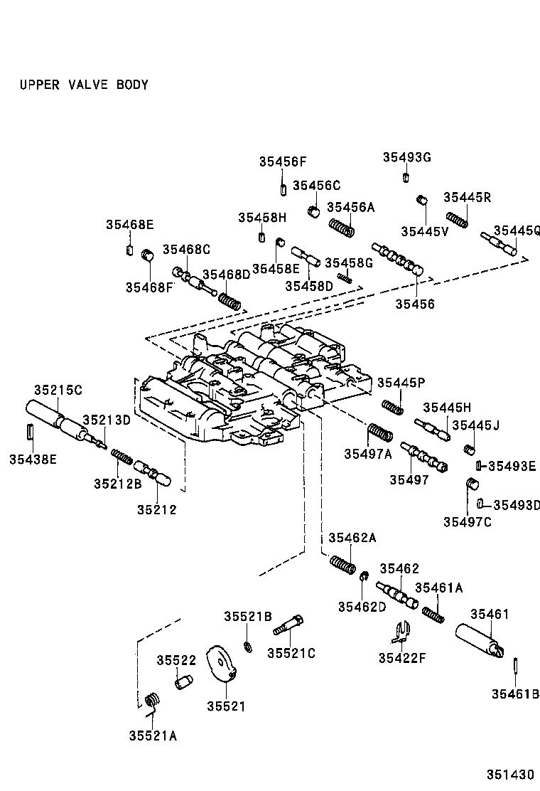 35410-60262 BODY ASSY, TRANSMISSION VALVE product image