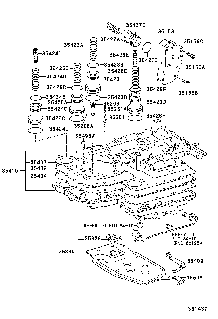 35410-12600 BODY ASSY, TRANSMISSION VALVE product image