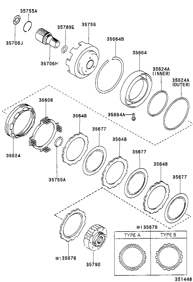 35706-44010 GEAR SUB-ASSY, PLANETARY SUN product image