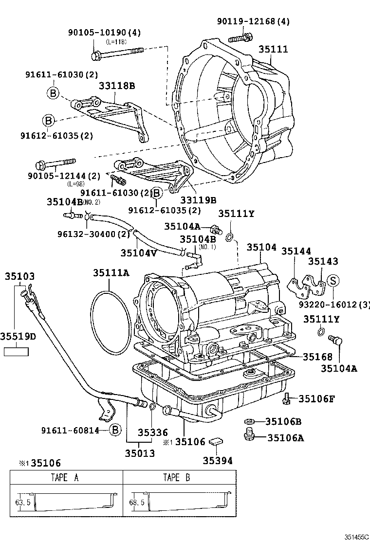 35103-24091 GAGE SUB-ASSY, TRANSMISSION OIL LEVEL product image