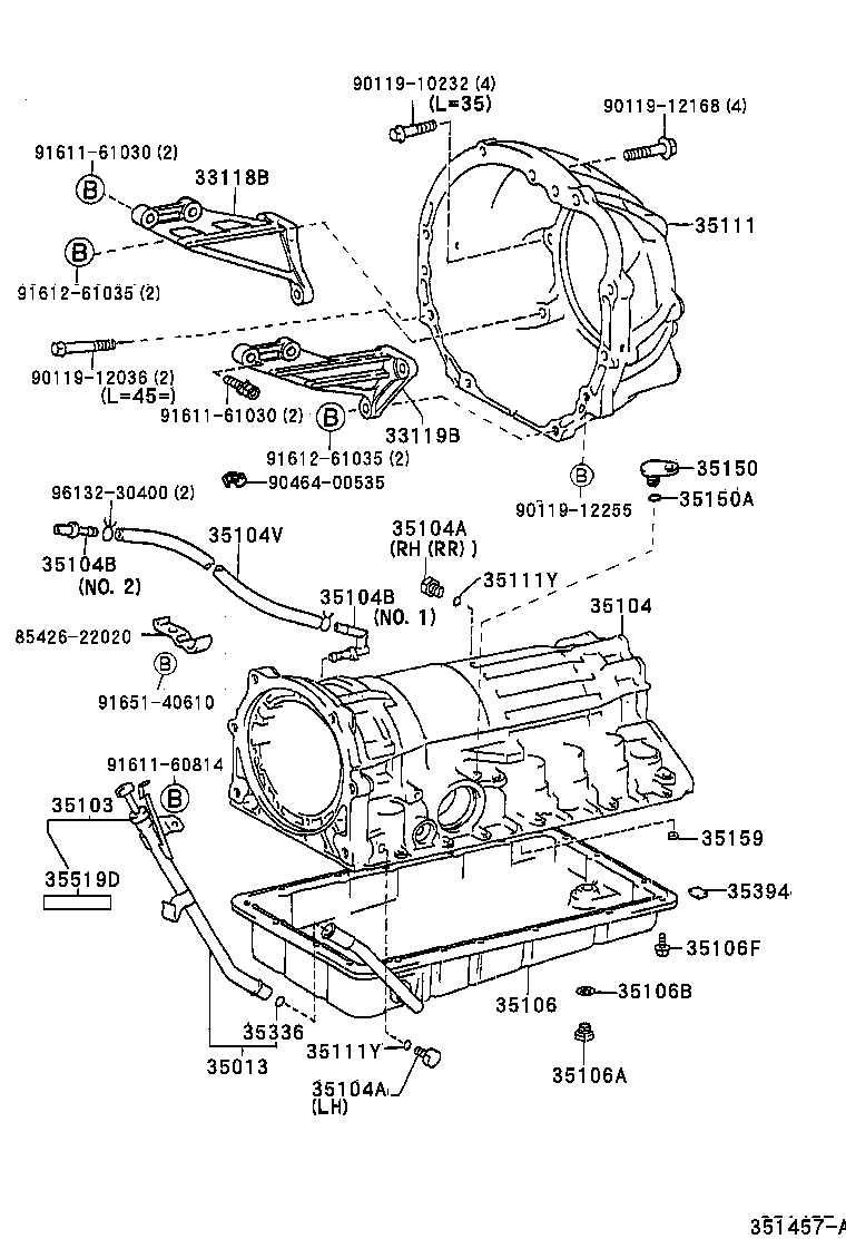 35103-24091 GAGE SUB-ASSY, TRANSMISSION OIL LEVEL product image