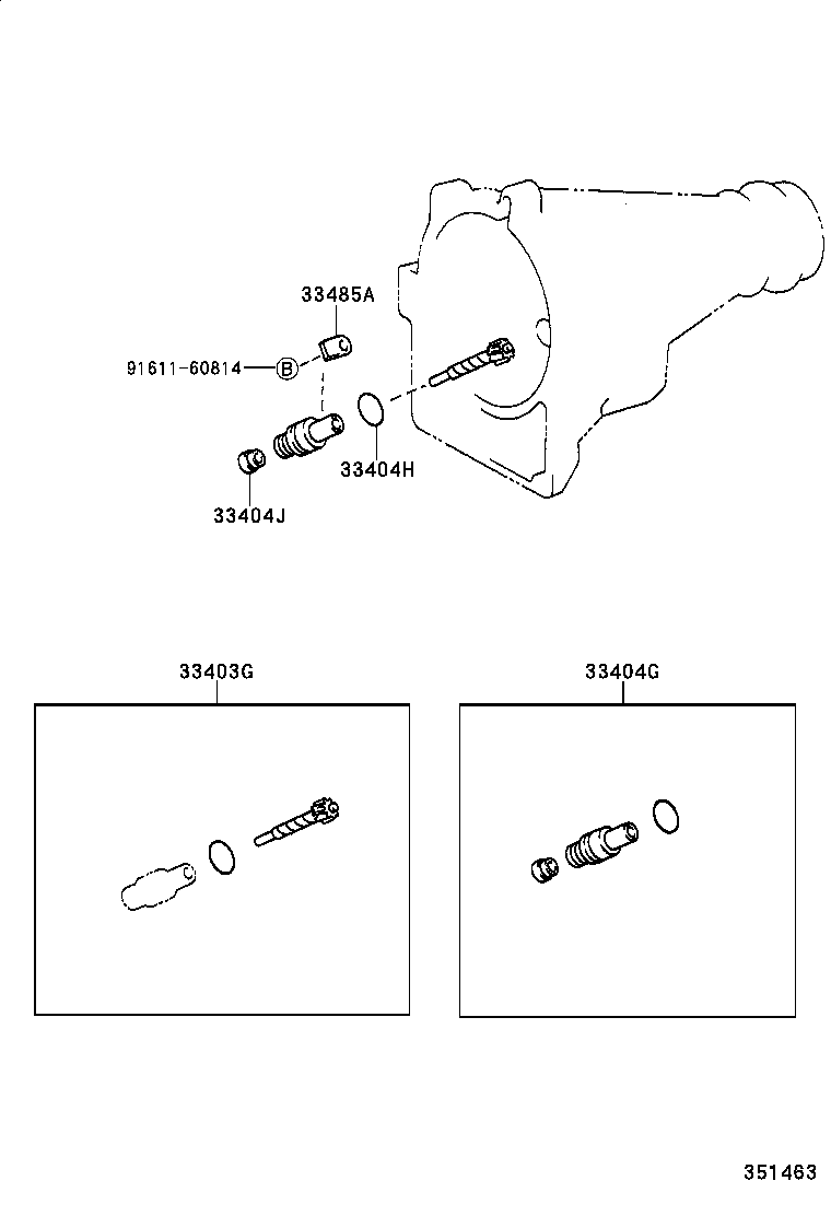 33485-25010 PLATE, SPEEDOMETER SLEEVE LOCK (ATM) product image