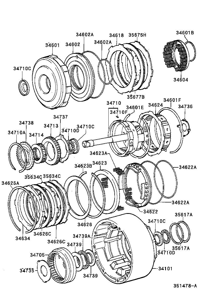34101-43010 CASE SUB-ASSY, OVERDRIVE product image