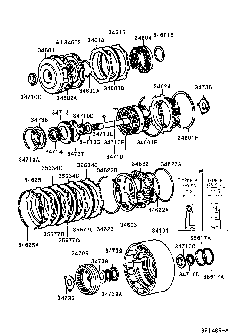 34101-22010 CASE SUB-ASSY, OVERDRIVE product image