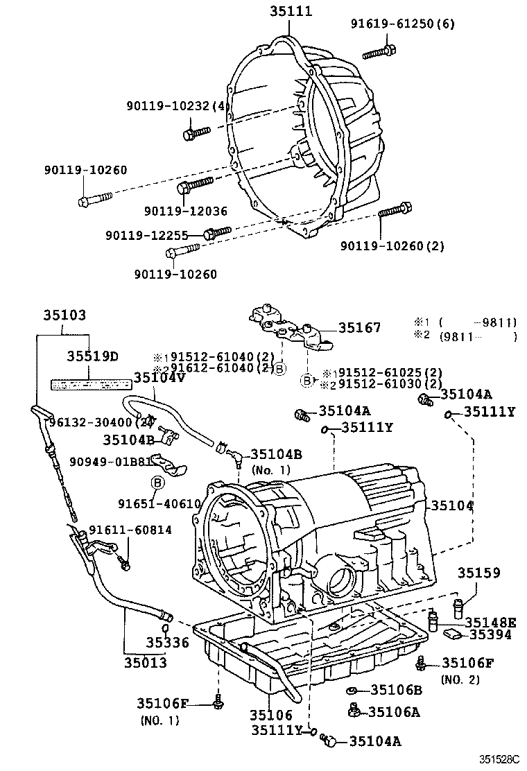 35103-24091 GAGE SUB-ASSY, TRANSMISSION OIL LEVEL product image