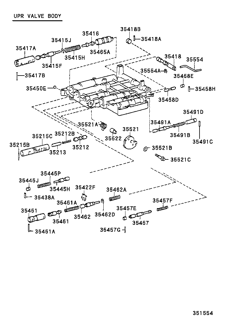 35432-12240 PLATE, VALVE BODY, NO.1 product image