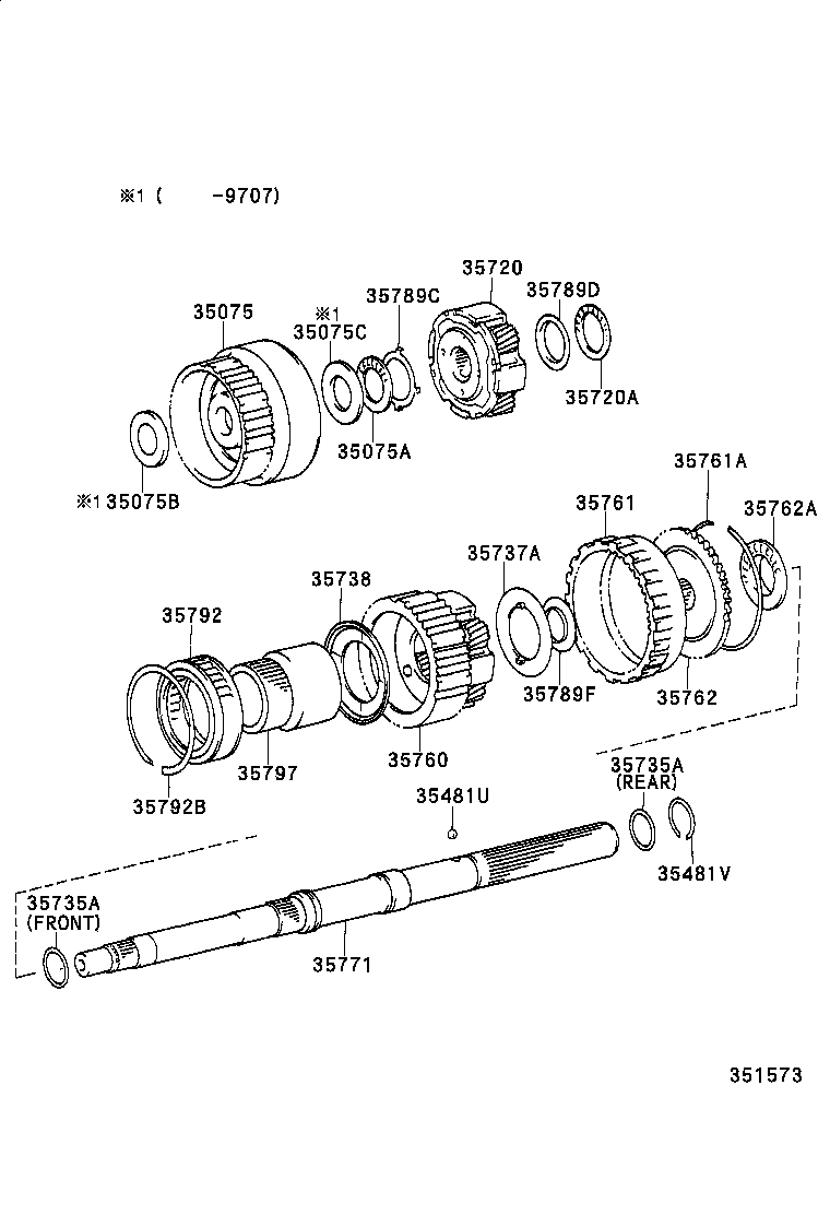 33481-26060 GEAR, SPEEDOMETER DRIVE (ATM) product image