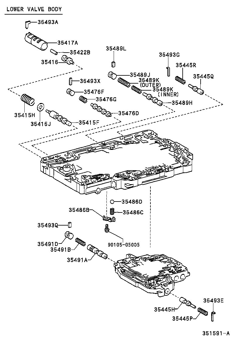 35285-22010 PLATE, SOLENOID LOCK product image