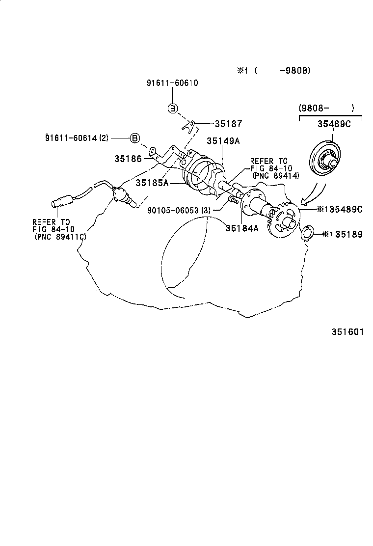 35185-12010 COVER, SPEED SENSOR product image