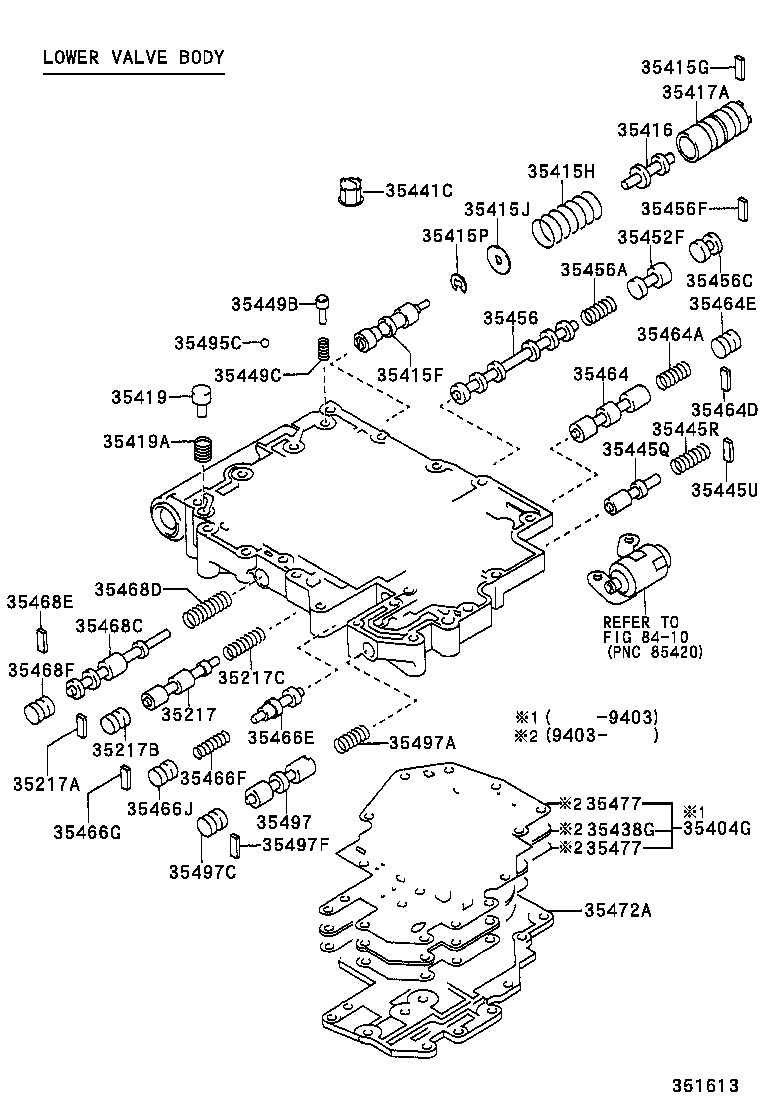35410-33033 BODY ASSY, TRANSMISSION VALVE product image