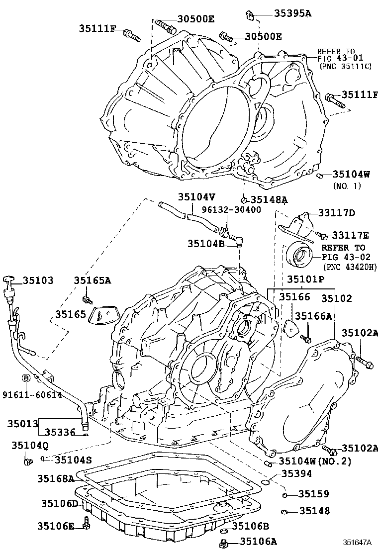 35103-02060 GAGE SUB-ASSY, TRANSMISSION OIL LEVEL product image