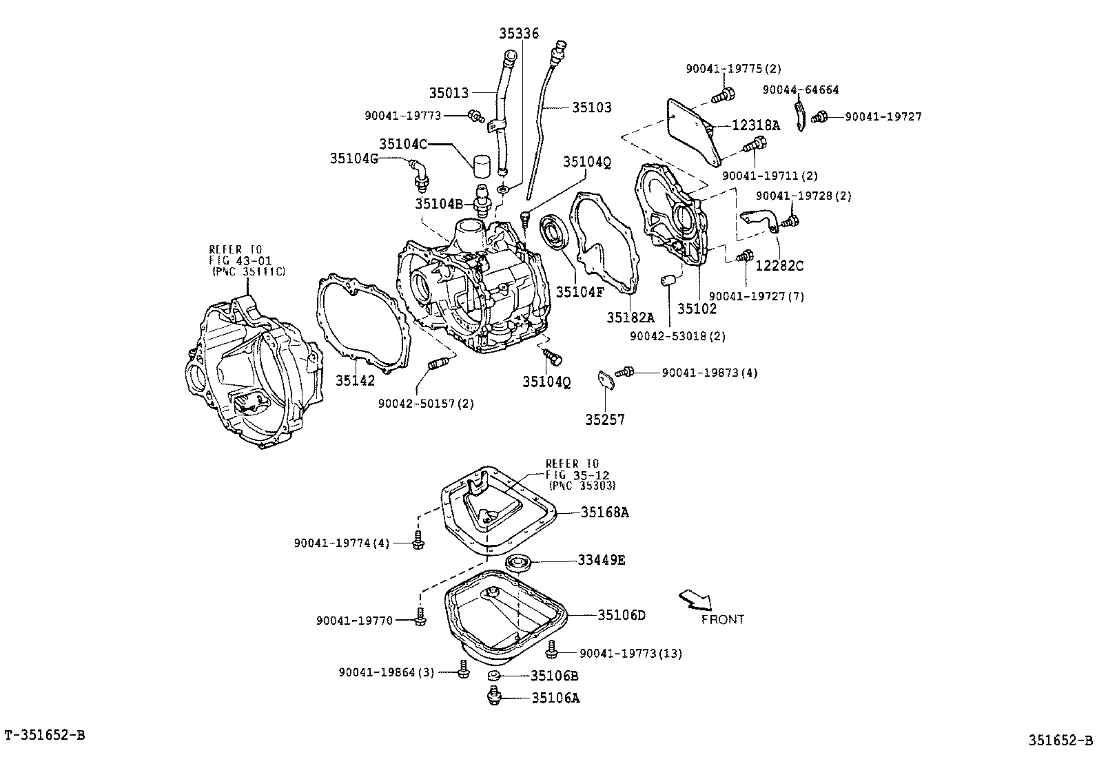 35013-97201 TUBE SUB-ASSY, TRANSMISSION OIL FILLER product image