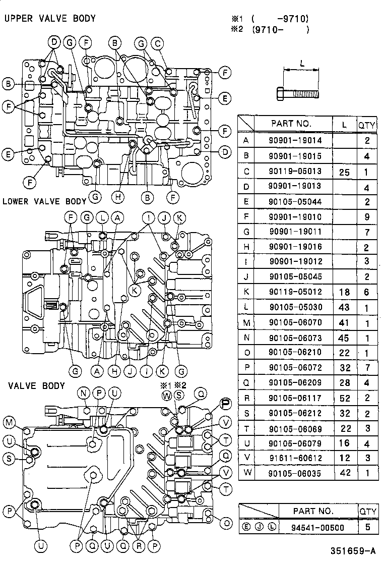 90501-32036 SPRING, COMPRESSION (FOR C-2 ACCUMULATOR PISTON) product image