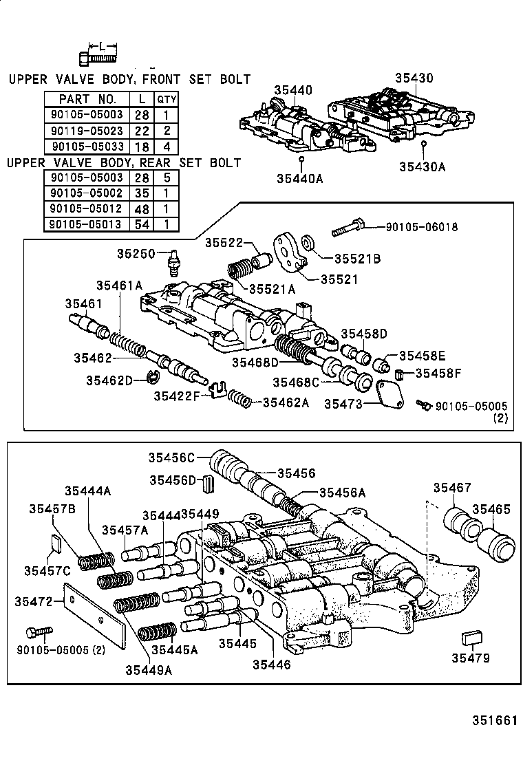 90501-32036 SPRING, COMPRESSION (FOR C-2 ACCUMULATOR PISTON) product image