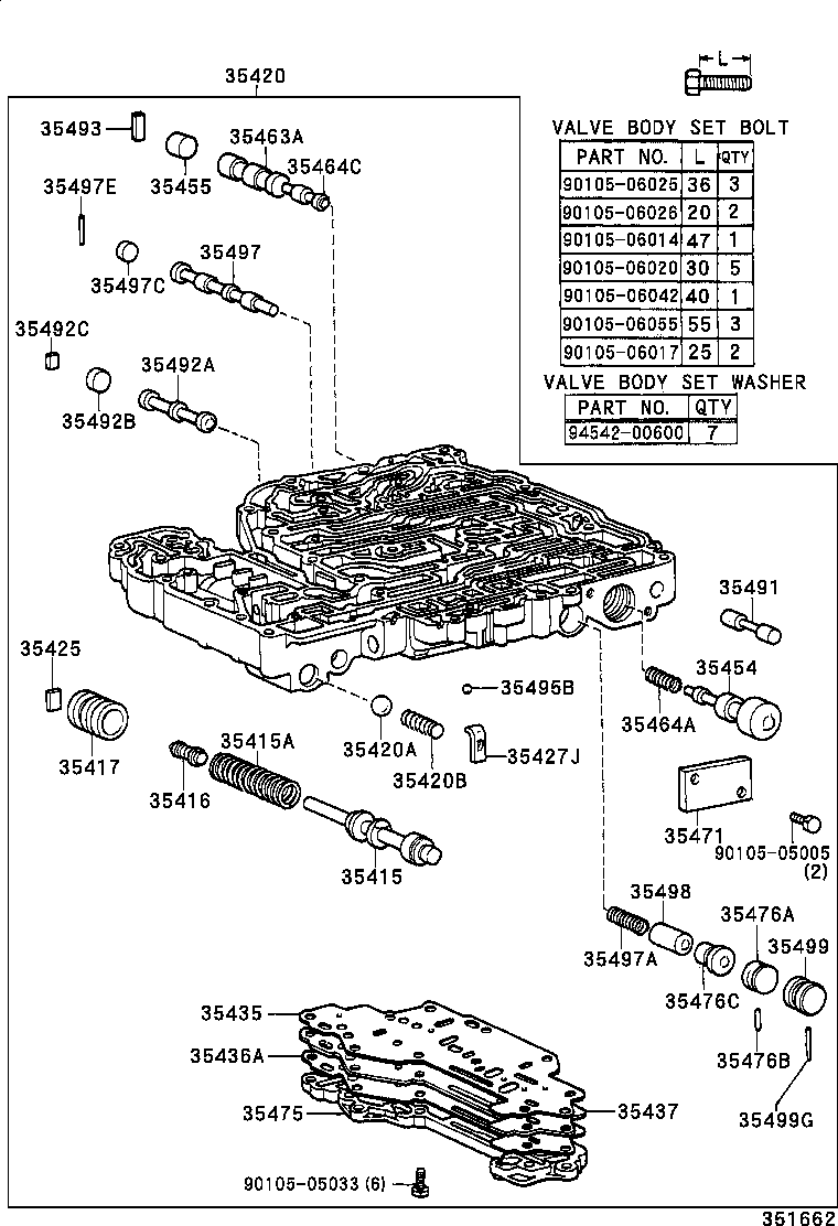 90501-32036 SPRING, COMPRESSION (FOR C-2 ACCUMULATOR PISTON) product image