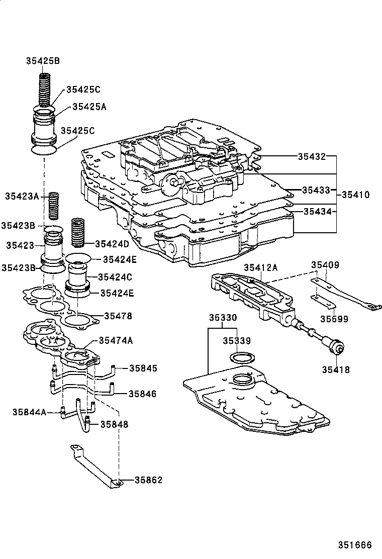 35410-20340 BODY ASSY, TRANSMISSION VALVE product image