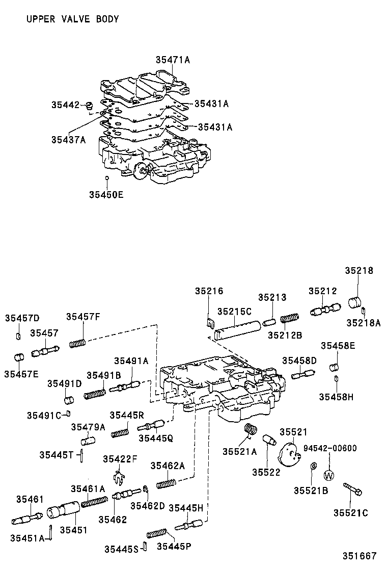 35410-20340 BODY ASSY, TRANSMISSION VALVE product image