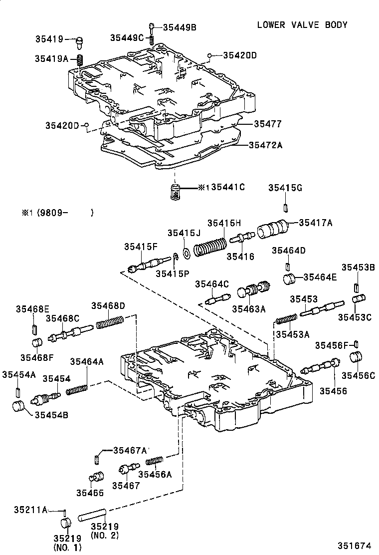 35410-16150 BODY ASSY, TRANSMISSION VALVE product image