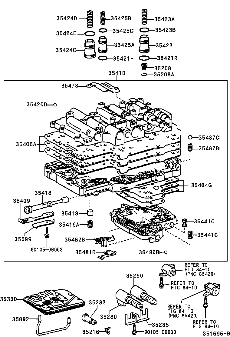 90501-28025 SPRING, COMPRESSION (FOR B-2 ACCUMULATOR PISTON) product image