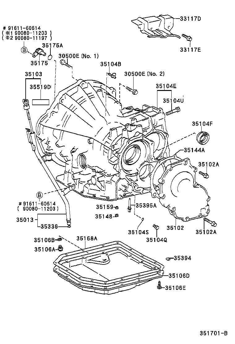 35013-02020 TUBE SUB-ASSY, TRANSMISSION OIL FILLER product image