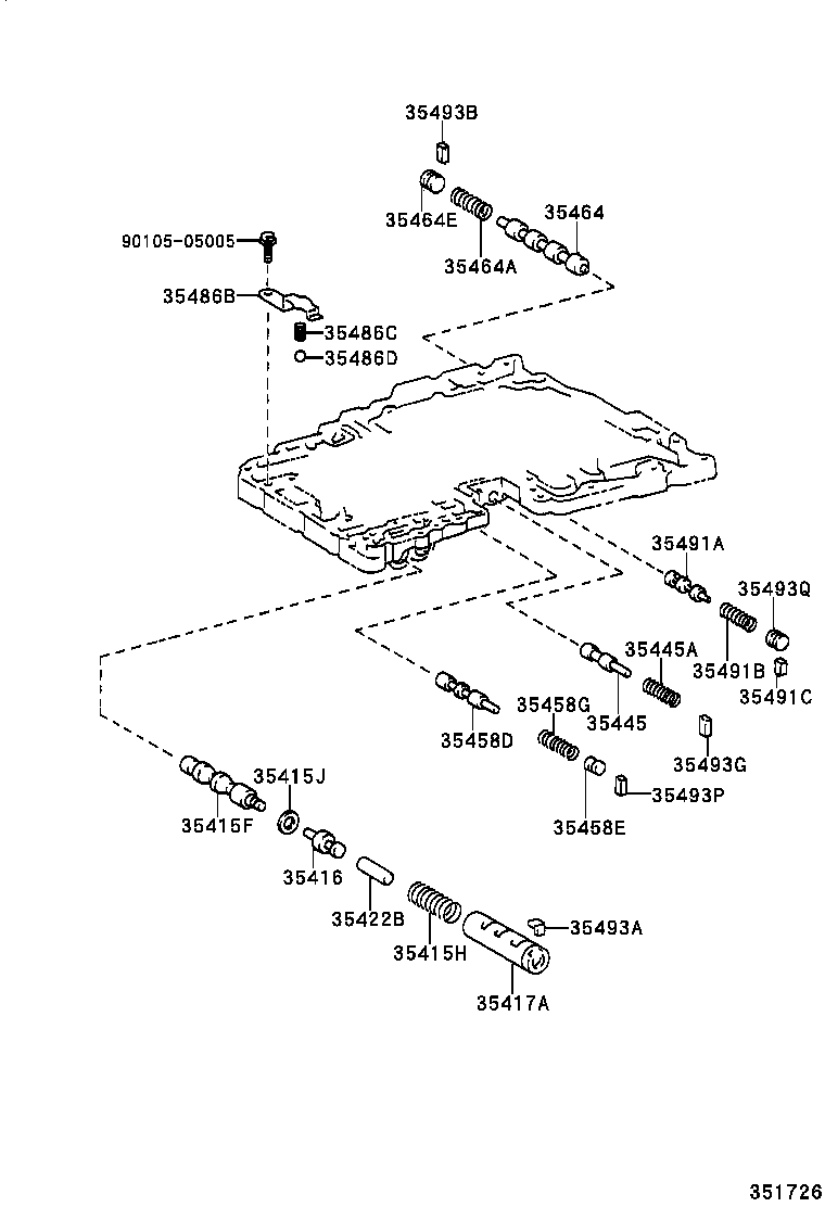 35410-35680 BODY ASSY, TRANSMISSION VALVE product image