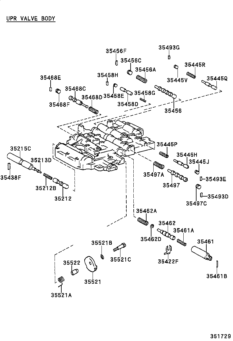 35410-35680 BODY ASSY, TRANSMISSION VALVE product image