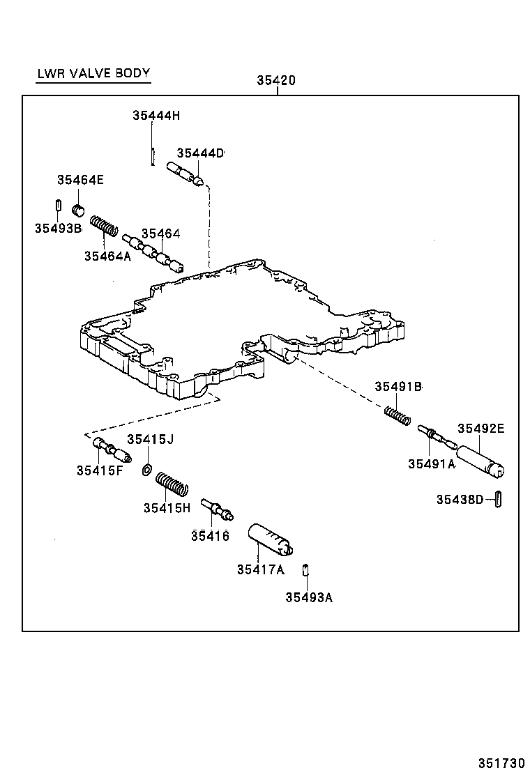 35410-35680 BODY ASSY, TRANSMISSION VALVE product image