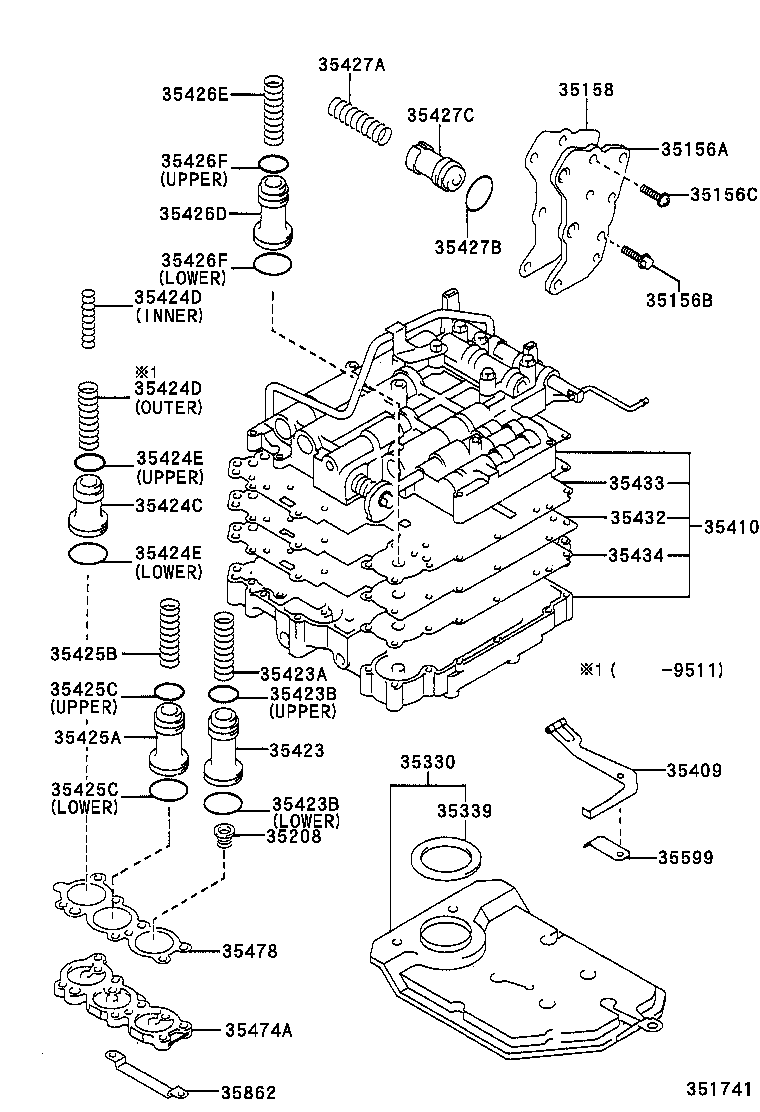 35196-12010 CLAMP, TRANSAXLE APPLY TUBE, NO.2 product image