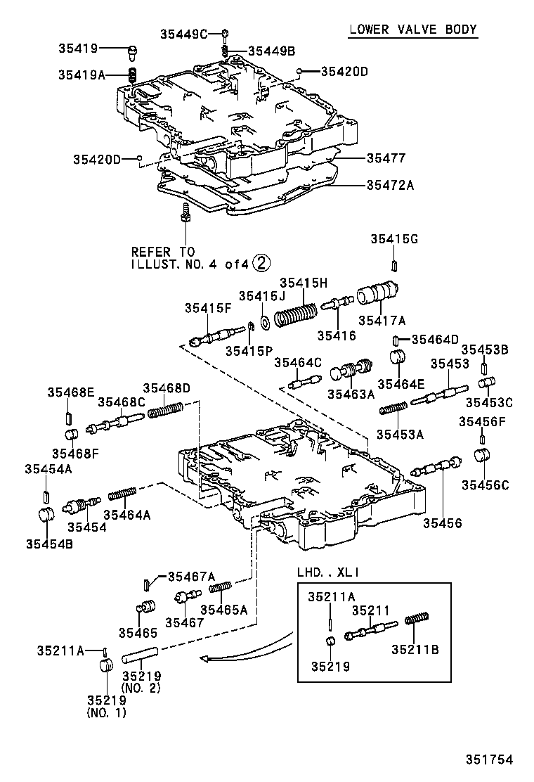 35410-10110 BODY ASSY, TRANSMISSION VALVE product image