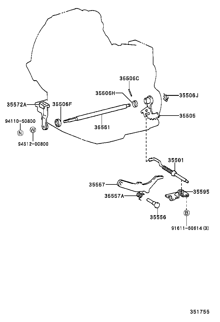 35520-10060 CABLE ASSY, THROTTLE product image
