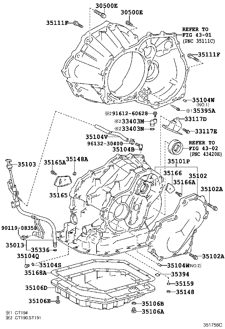 35013-21021 TUBE SUB-ASSY, TRANSMISSION OIL FILLER product image