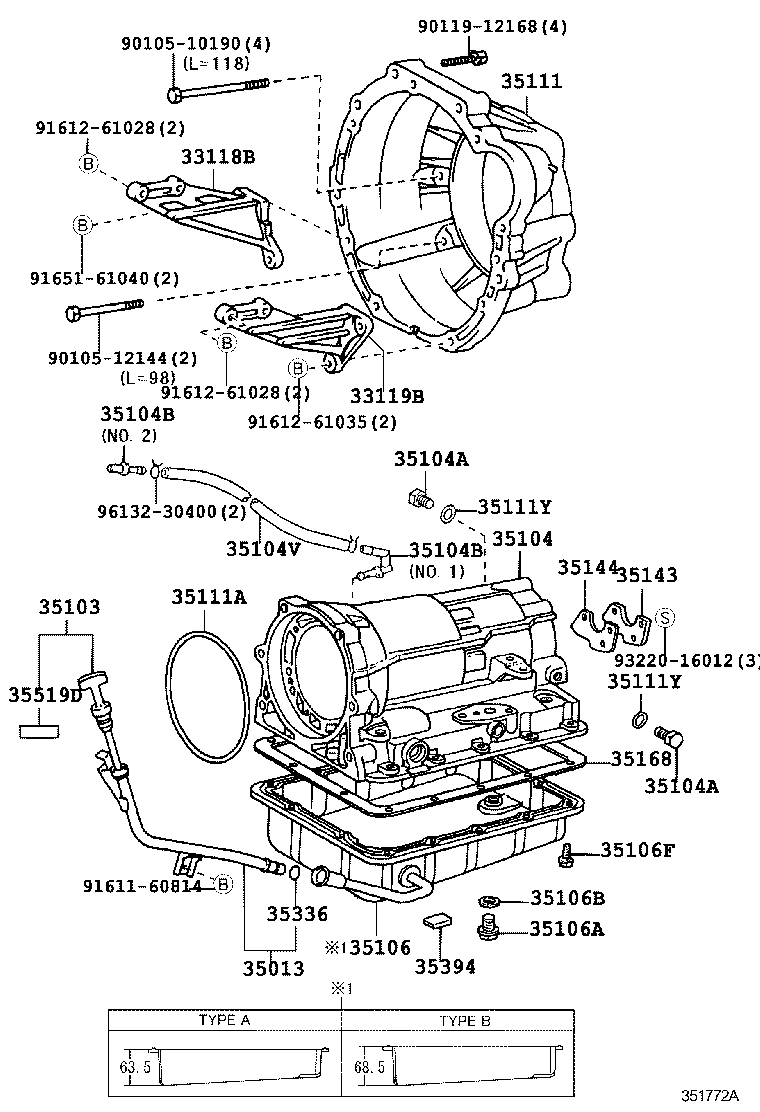 35103-30420 GAGE SUB-ASSY, TRANSMISSION OIL LEVEL product image