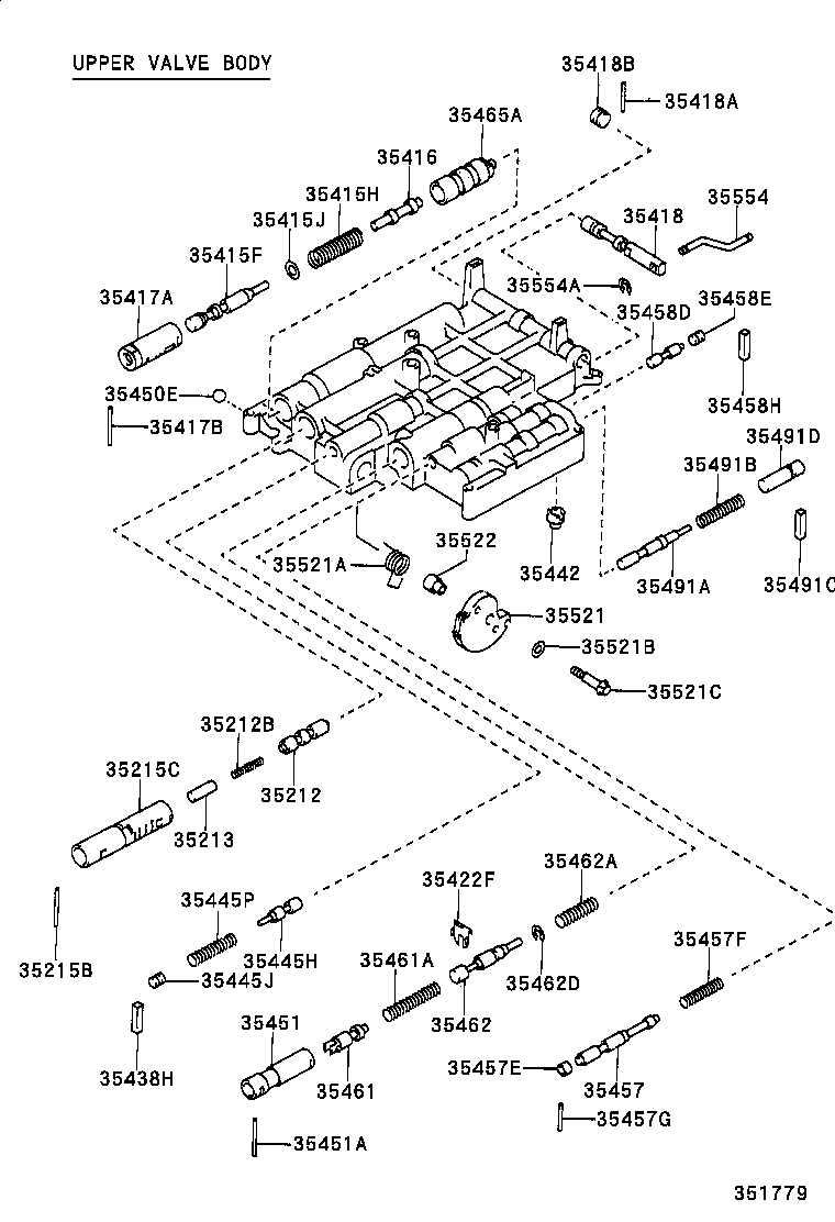 35410-20340 BODY ASSY, TRANSMISSION VALVE product image