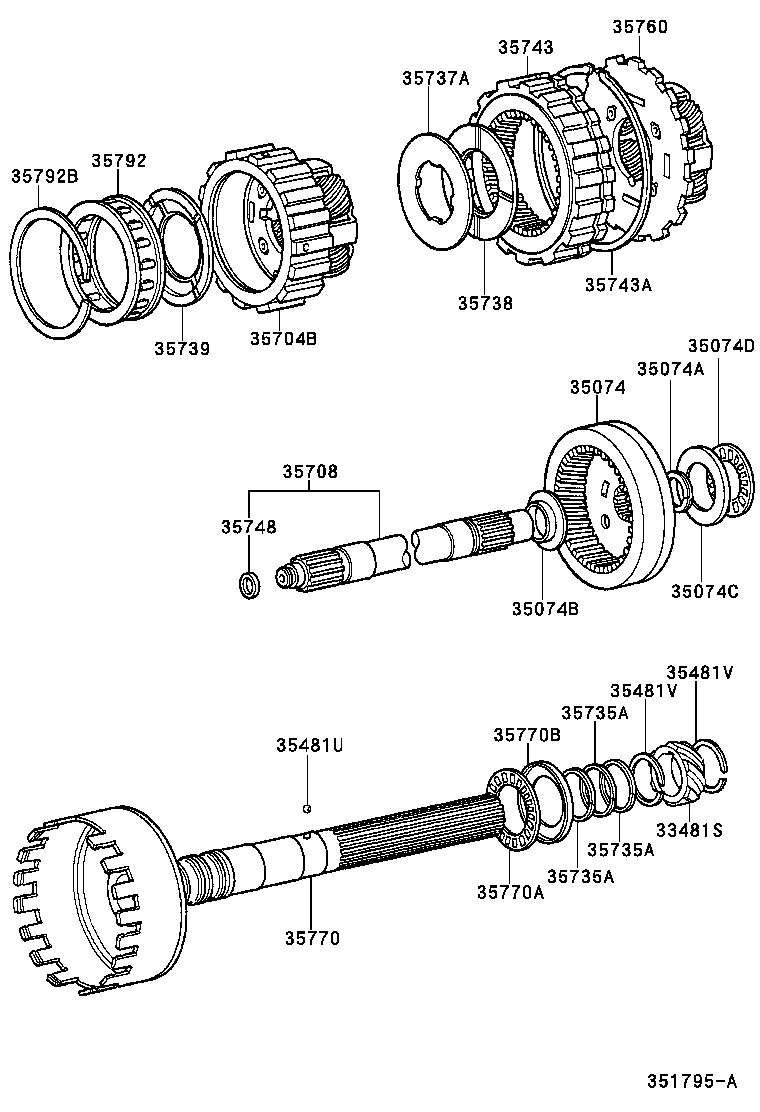 33481-26060 GEAR, SPEEDOMETER DRIVE (ATM) product image