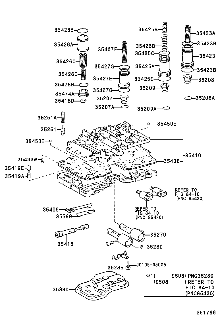 35406-30130 PLATE SUB-ASSY, VALVE BODY product image