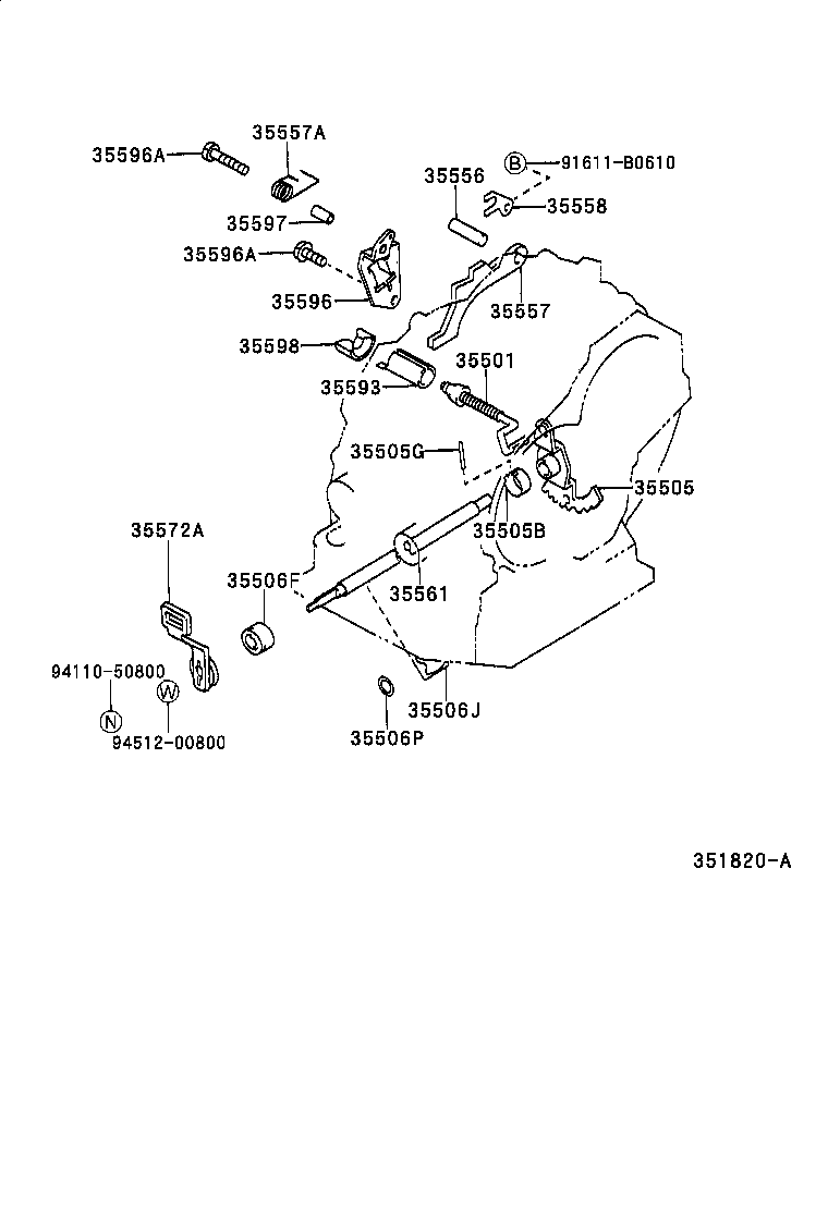 35520-21070 CABLE ASSY, THROTTLE product image
