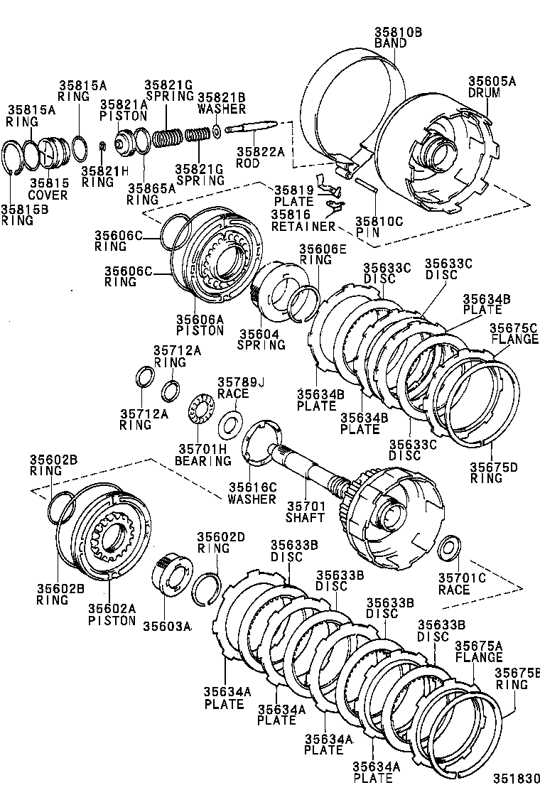 90374-27012 BEARING, THRUST NEEDLE ROLLER (FOR INPUT SHAFT) product image