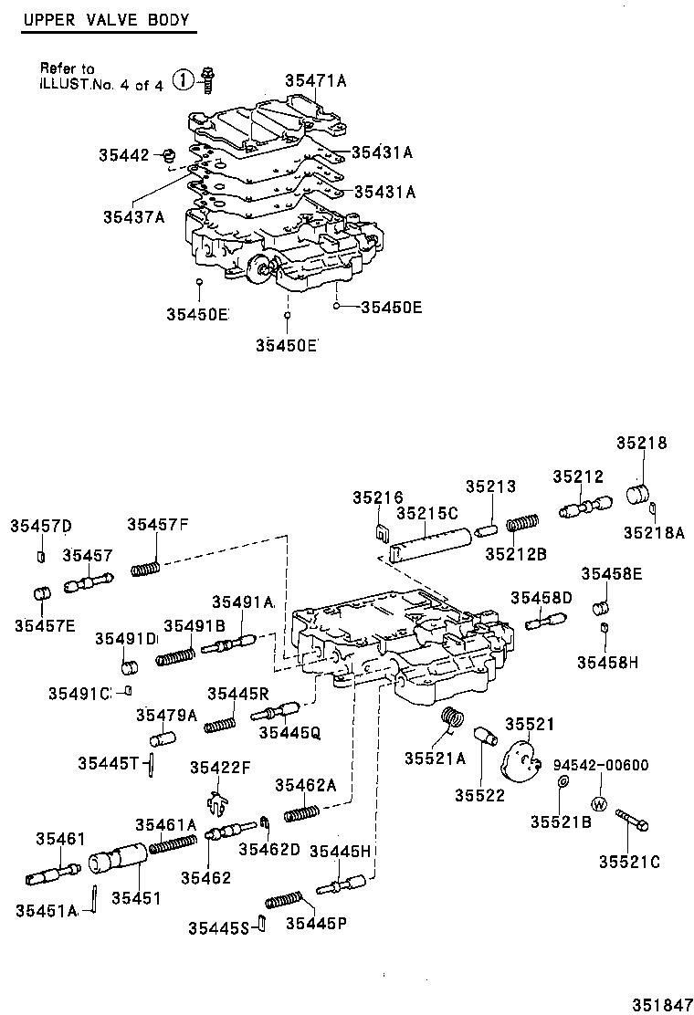 35432-32100 PLATE, VALVE BODY, NO.1 product image